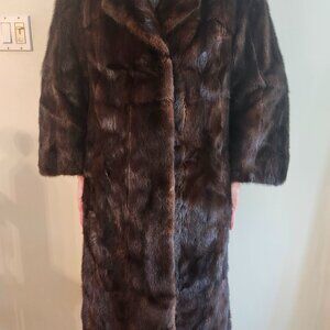 Mink fur coat
